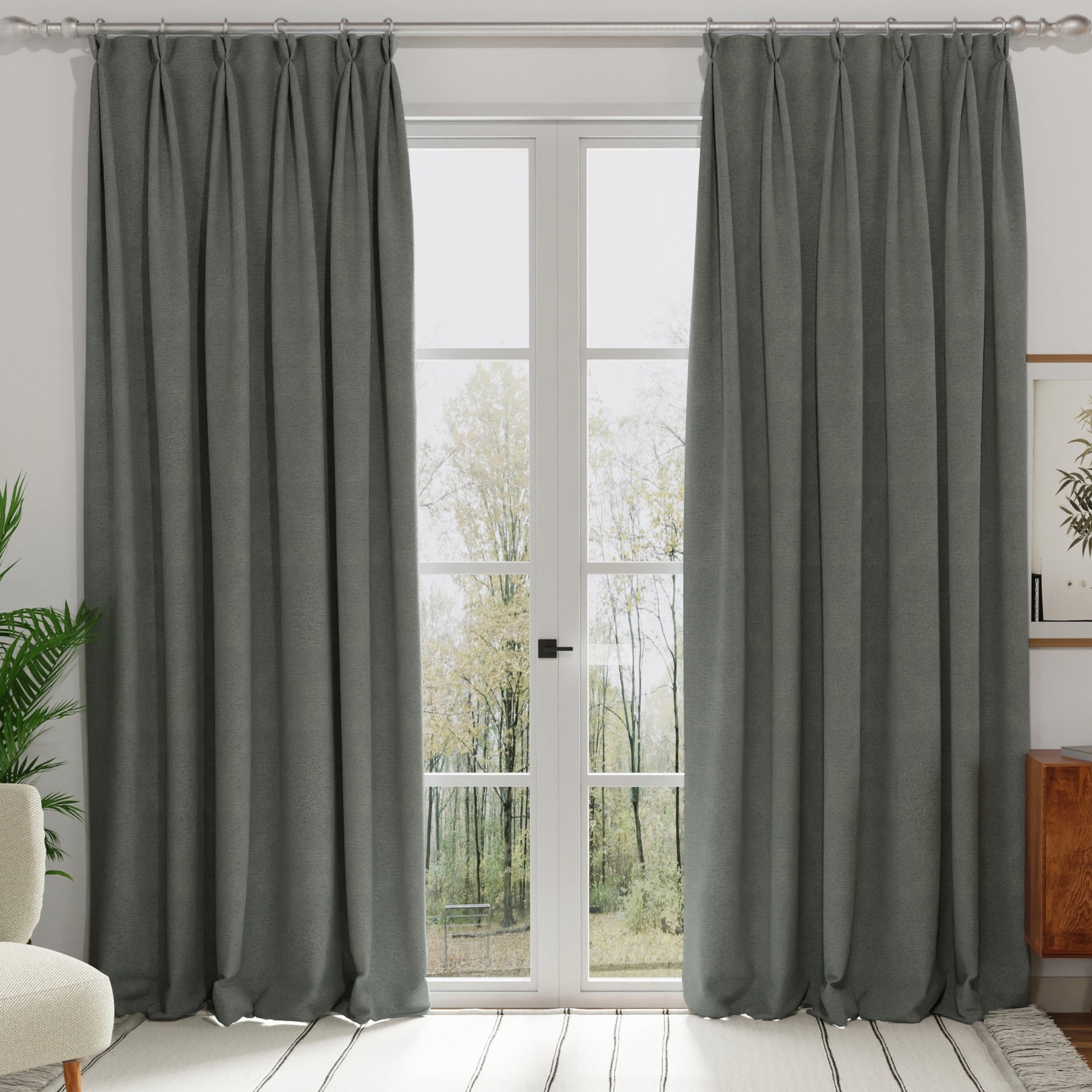 Modena Recycled Made To Measure Curtains Denim
