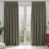 Modena Recycled Made to Measure Curtain Charcoal