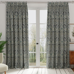 Hidcote Made to Measure Curtain Prussian