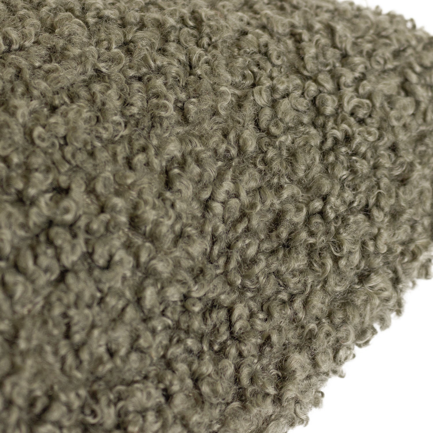 Yard Cabu Chunky Boucle Filled Cushion 45cm x 45cm Khaki