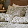 Voyage Maison Cademuir Cotton Muslin Duvet Cover Bedding Set Sage
