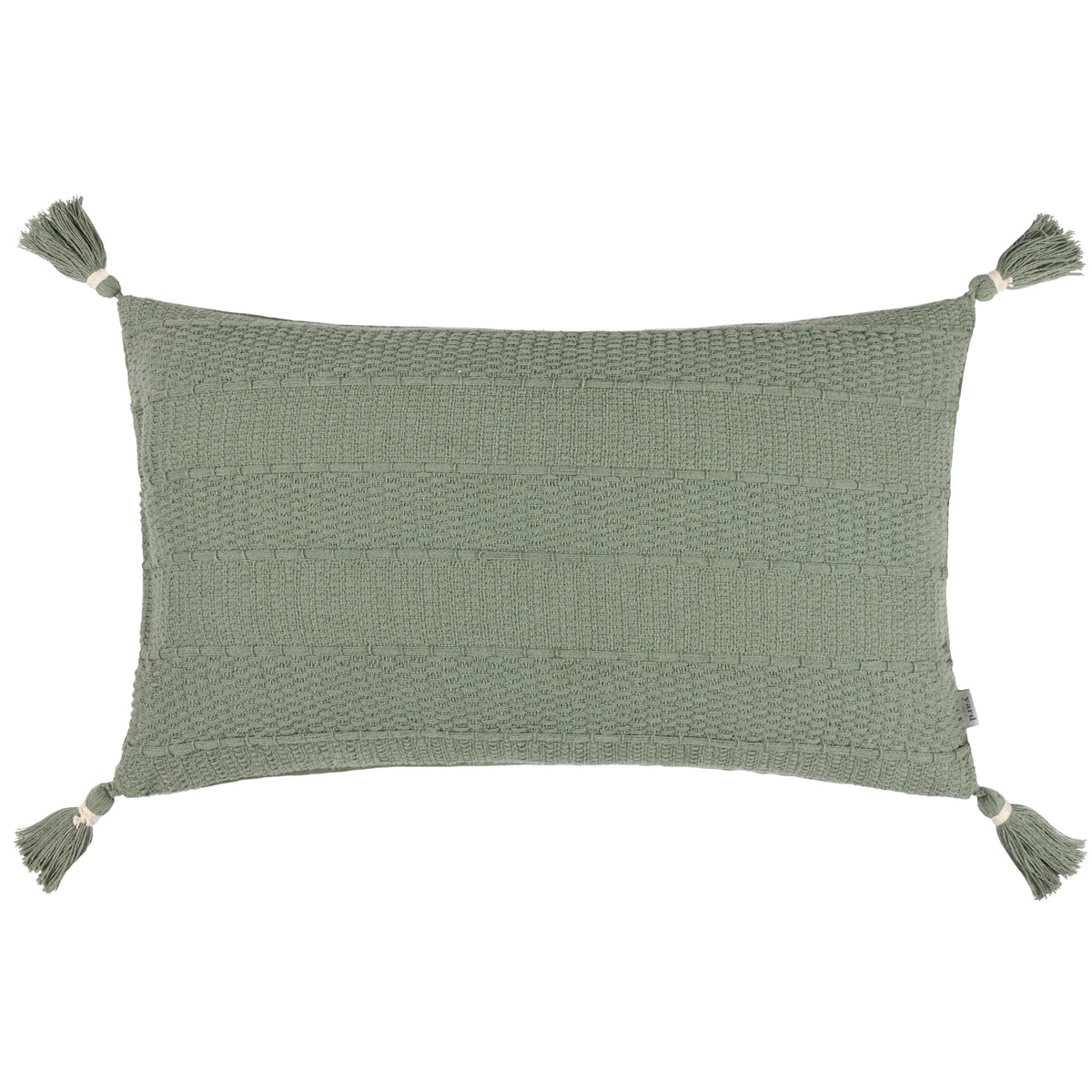 Yard Caliche Tasselled Filled Cushion 40cm x 60cm Eucalyptus