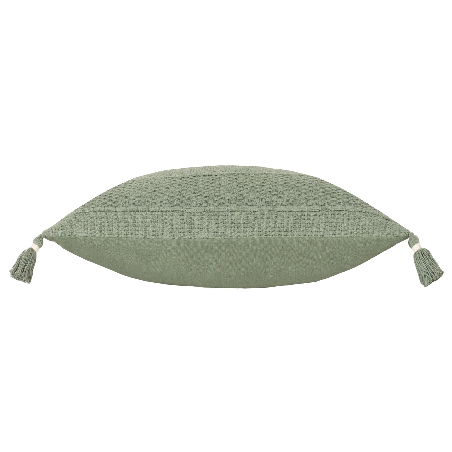 Yard Caliche Tasselled Filled Cushion 40cm x 60cm Eucalyptus