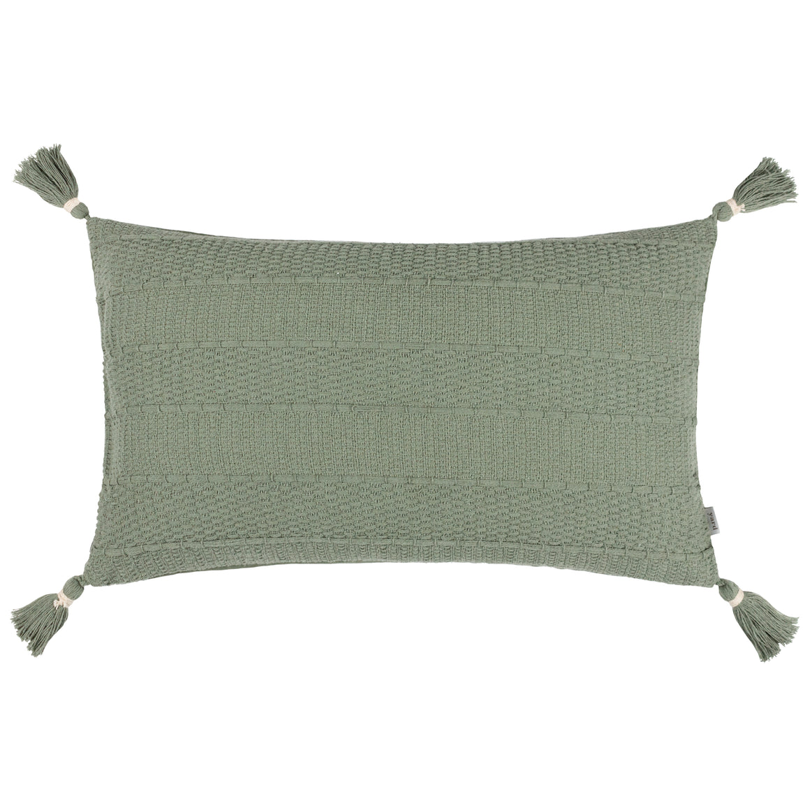 Yard Caliche Tasselled Filled Cushion 40cm x 60cm Eucalyptus