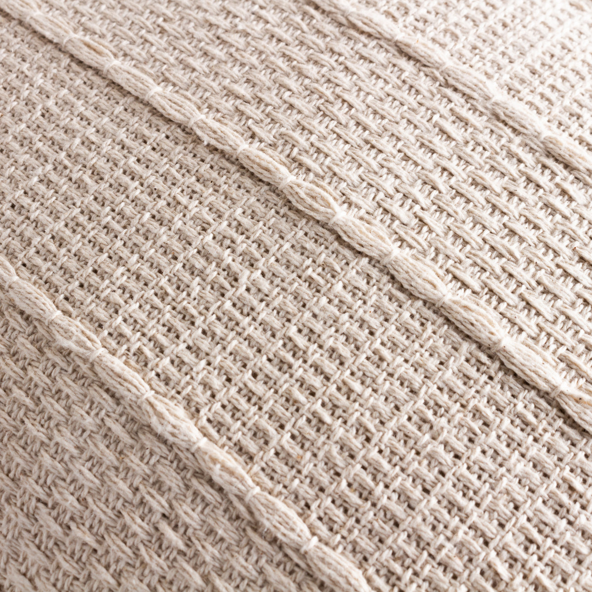 Yard Caliche Tasselled Filled Cushion 40cm x 60cm Natural