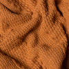 Caliche Woven Tasselled Throw 130cm x 180cm Ginger