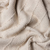 Caliche Woven Tasselled Throw 130cm x 180cm Natural