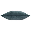 Camden Reversible Micro-Cord Velvet 30cm x 50cm Filled Cushion Denim