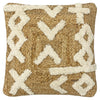 furn. Camfa Braided Jute 45cm x 45cm Filled Cushion Natural