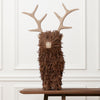 Voyage Maison Stirling Standing Stag Hand Crafted Sculpture Brown