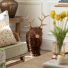 Voyage Maison Stirling Standing Stag Hand Crafted Sculpture Brown