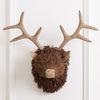 Voyage Maison Stirling Wall Mount Stag Head Hand Crafted Sculpture Wall Art Brown