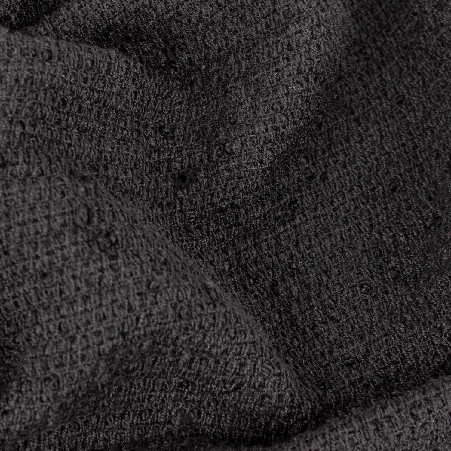 Candar Boucle Textured 130cm x 170cm Throw Black