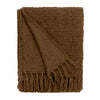 Candar Boucle Textured 130cm x 170cm Throw Cocoa