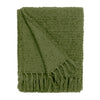 Candar Boucle Textured 130cm x 170cm Throw Khaki