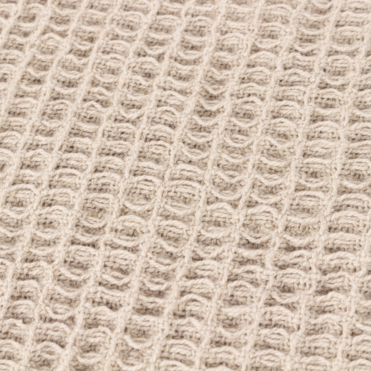 Canopy Waffle Throw 240cm x 260cm Natural