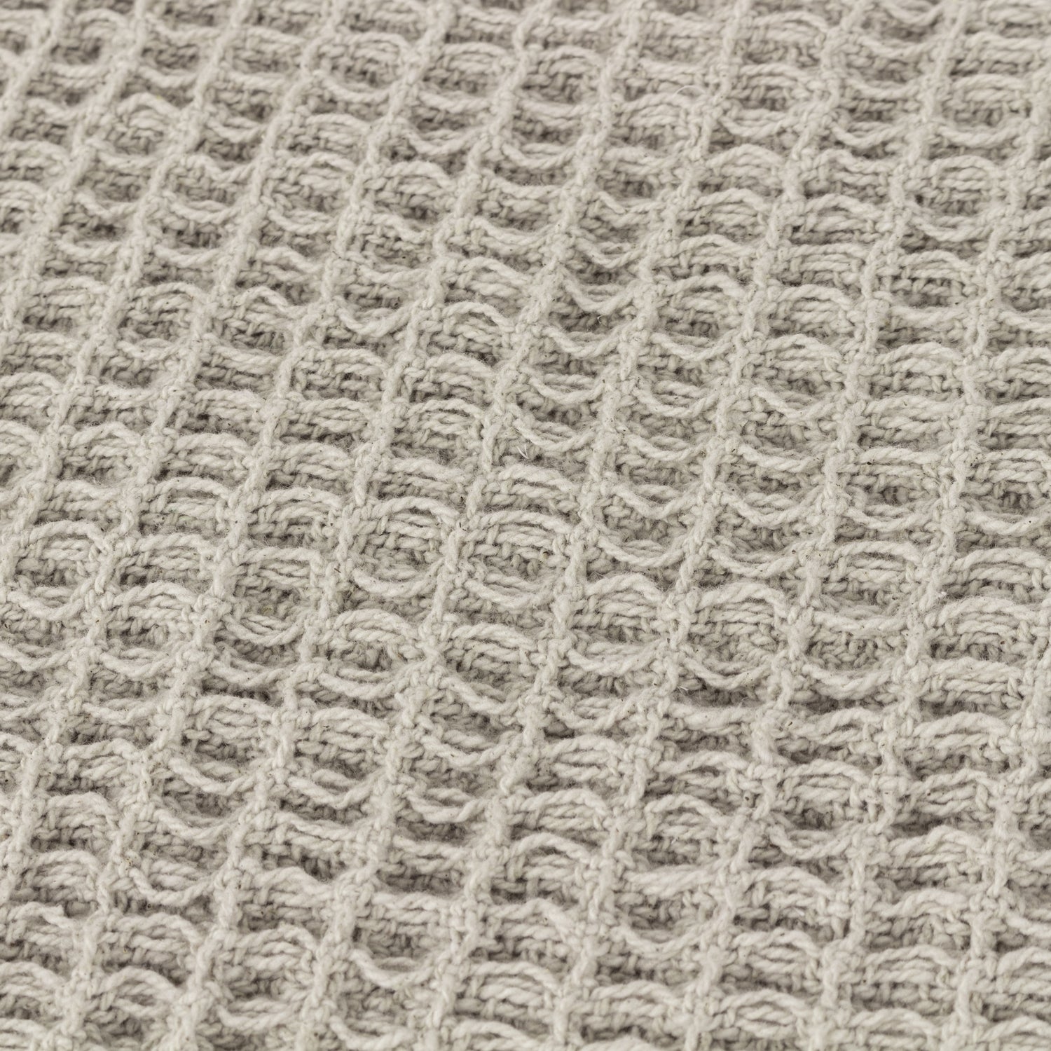 Canopy Waffle Throw 240cm x 260cm Taupe