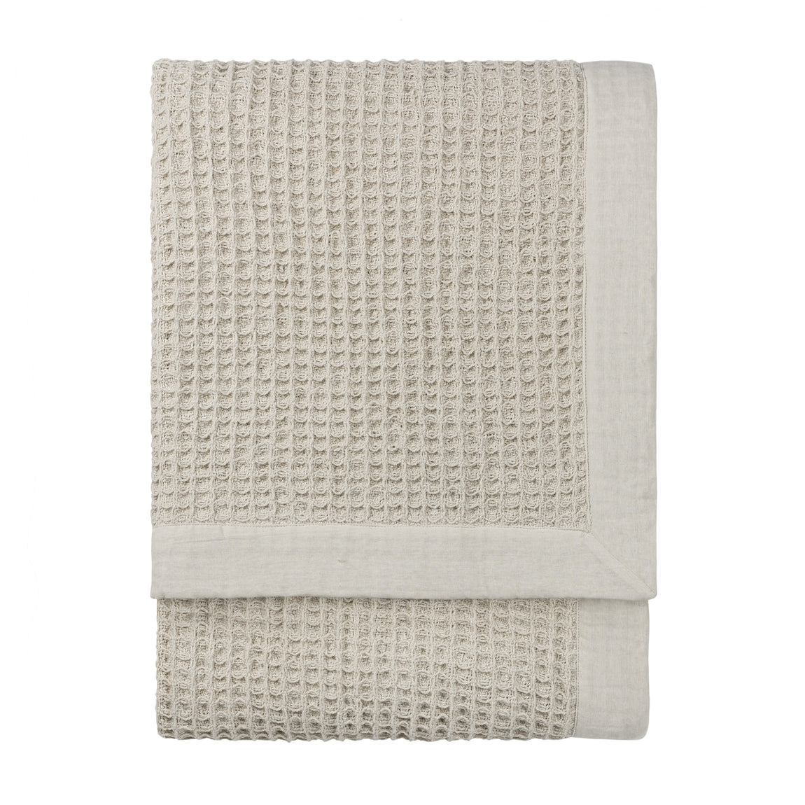 Canopy Waffle Throw 240cm x 260cm Taupe