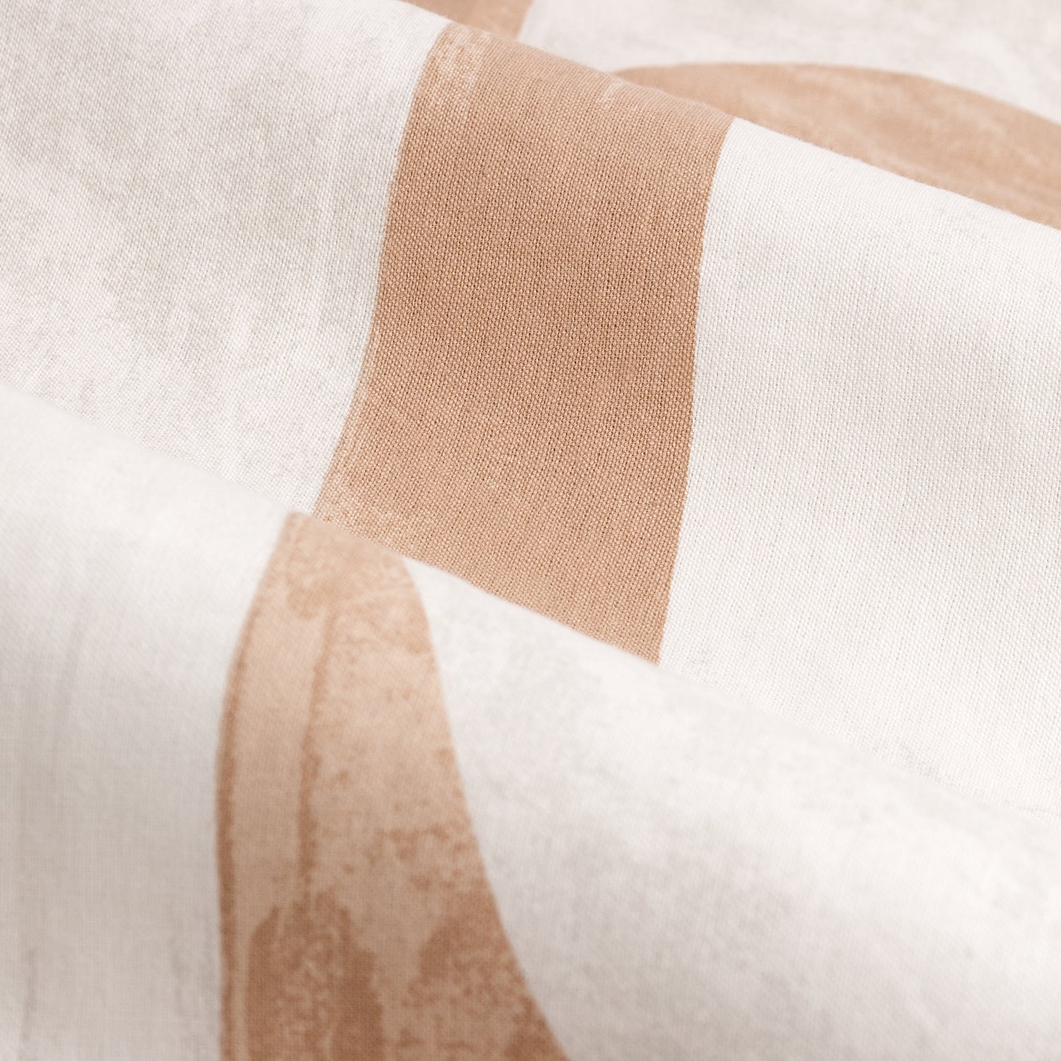 Carro Abstract  Ready Made Eyelet Curtains Clay