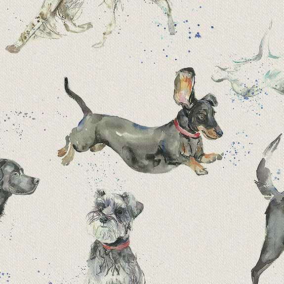 Voyage Maison Catch Printed Cotton Fabric Linen