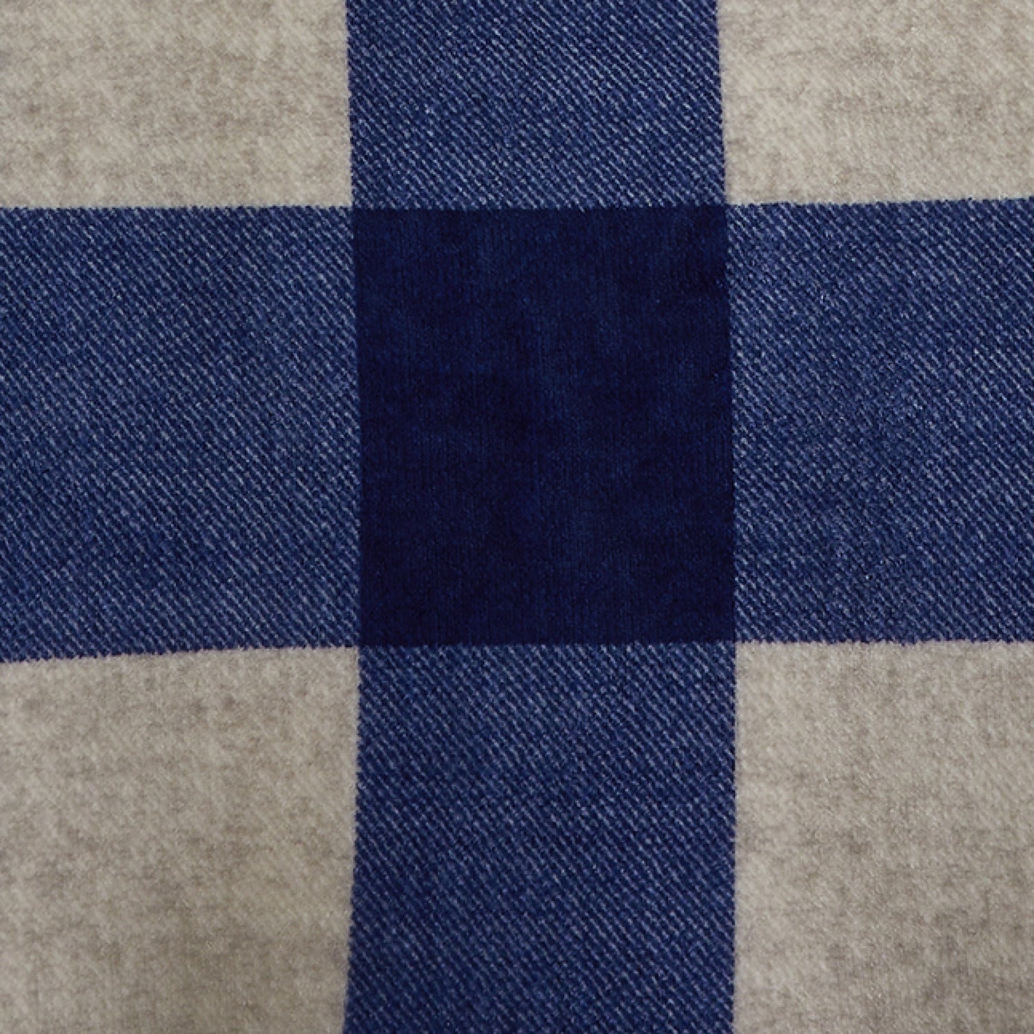 Bedlam Cosy Theo Check Sherpa Reverse Duvet Cover Bedding Set Blue