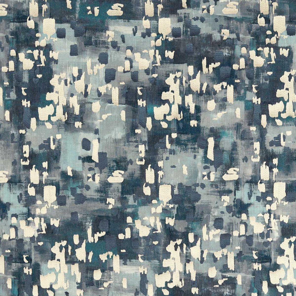 Clarke & Clarke Lapis Printed Fabric Ink