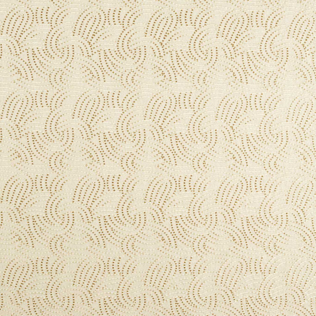 Clarke & Clarke Volu Embroidered Fabric Maize