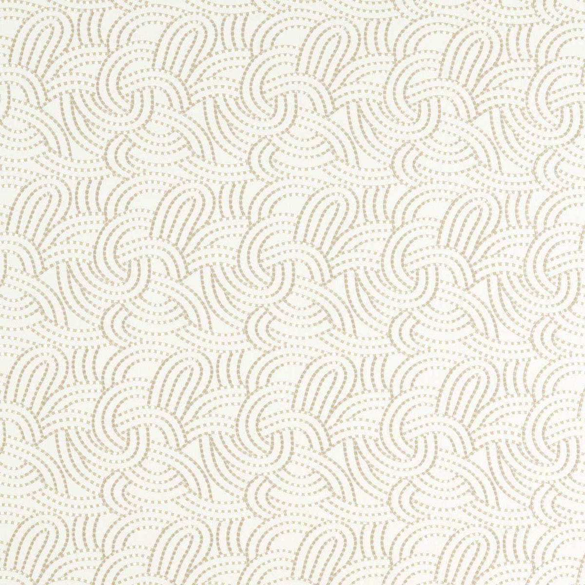 Clarke & Clarke Volu Embroidered Fabric Linen