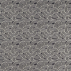 Clarke & Clarke Volu Embroidered Fabric Charcoal