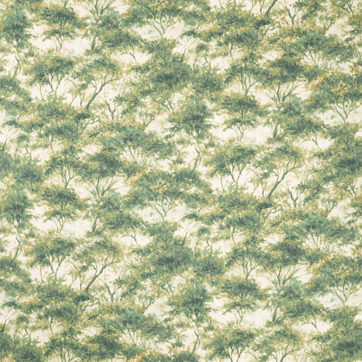 Clarke & Clarke Boschetto Printed Canvas Style Fabric Forest