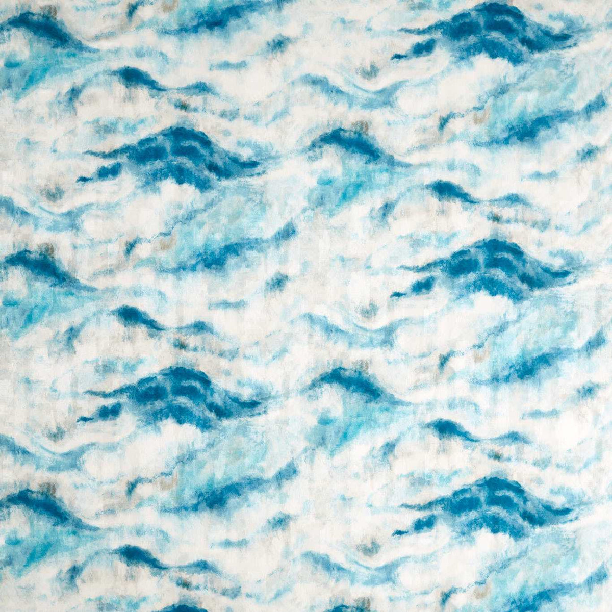 Clarke & Clarke Earthscape Printed Fabric Denim