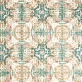 Clarke & Clarke Kalia Printed Fabric Mineral Blush
