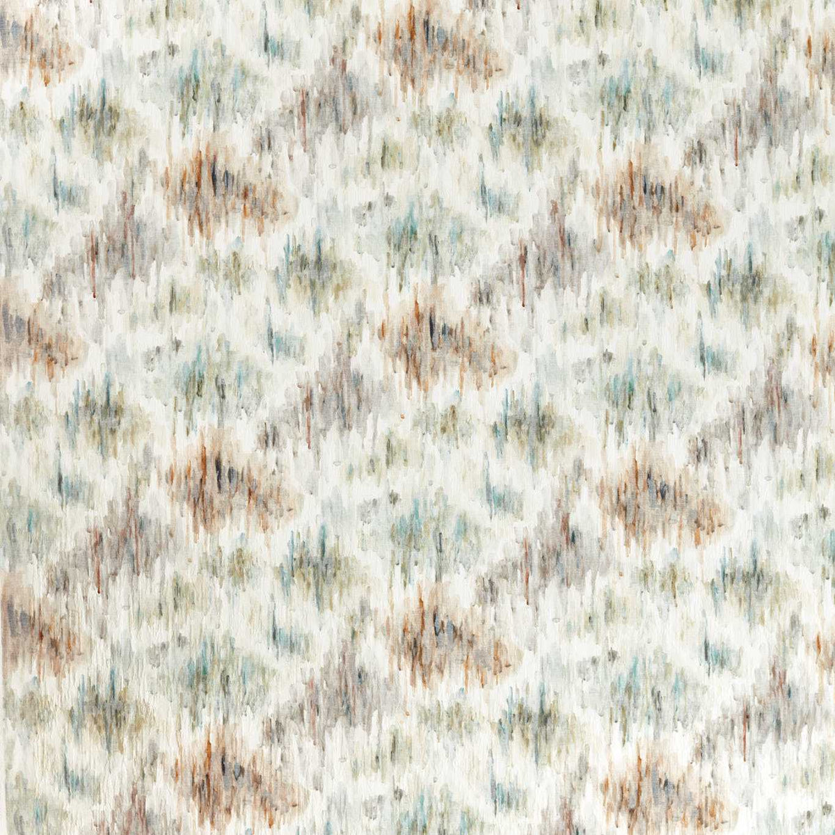 Clarke & Clarke Trueno Embroidered Printed Fabric Mineral