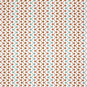 Clarke & Clarke Hemlock Fabric Rust