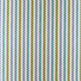 Clarke & Clarke Willowbourne Fabric Periwinkle Aqua Lime
