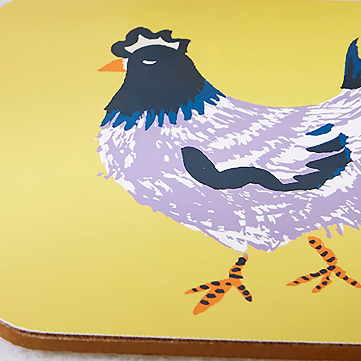 Ulster Weavers Chick Chicken Pack of 4 Coasters Yellow