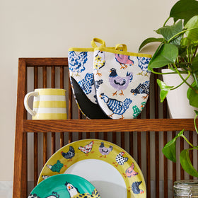 Ulster Weavers Chick Chicken Pair of Microwave Mitts Yellow