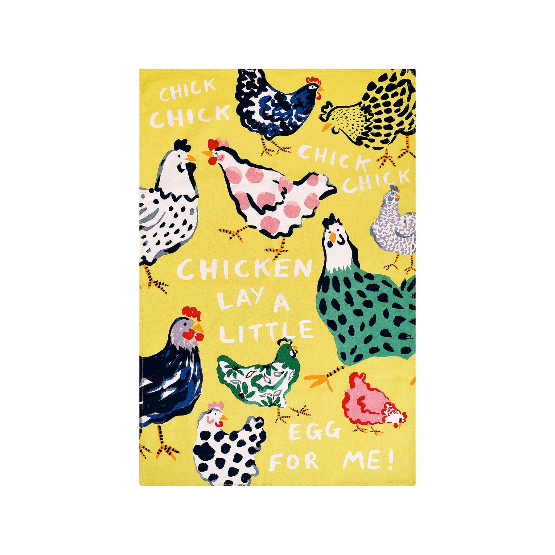 Ulster Weavers Chick Chicken Cotton Tea Towel Yellow