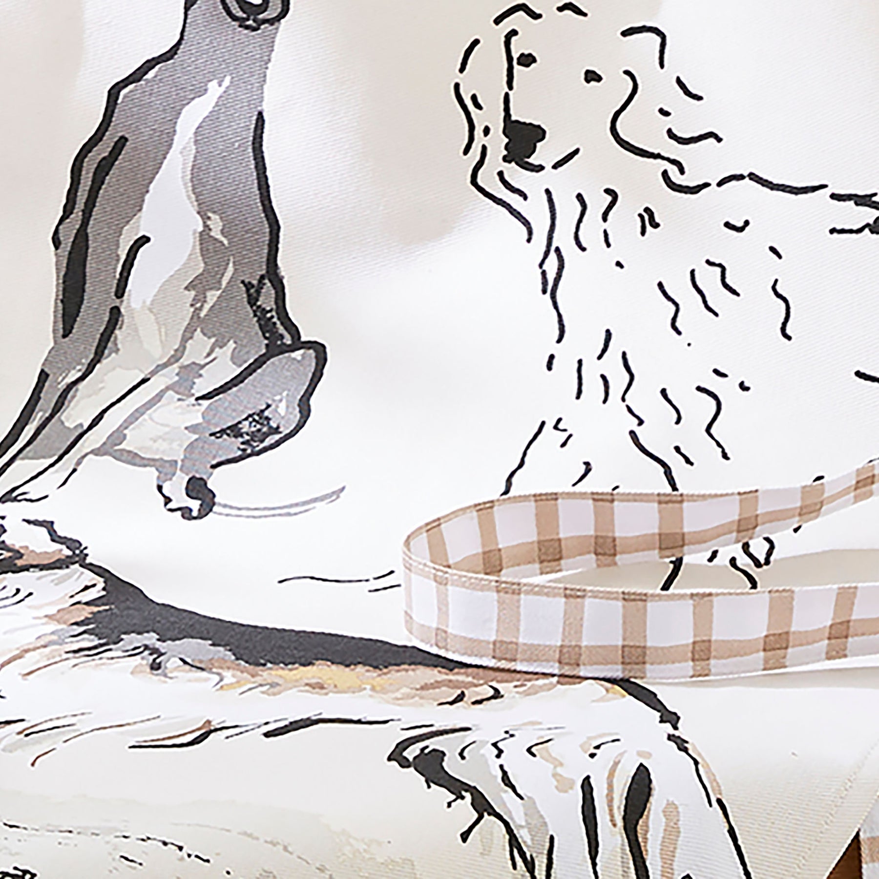 Ulster Weavers Country Dogs Cotton Apron Brown