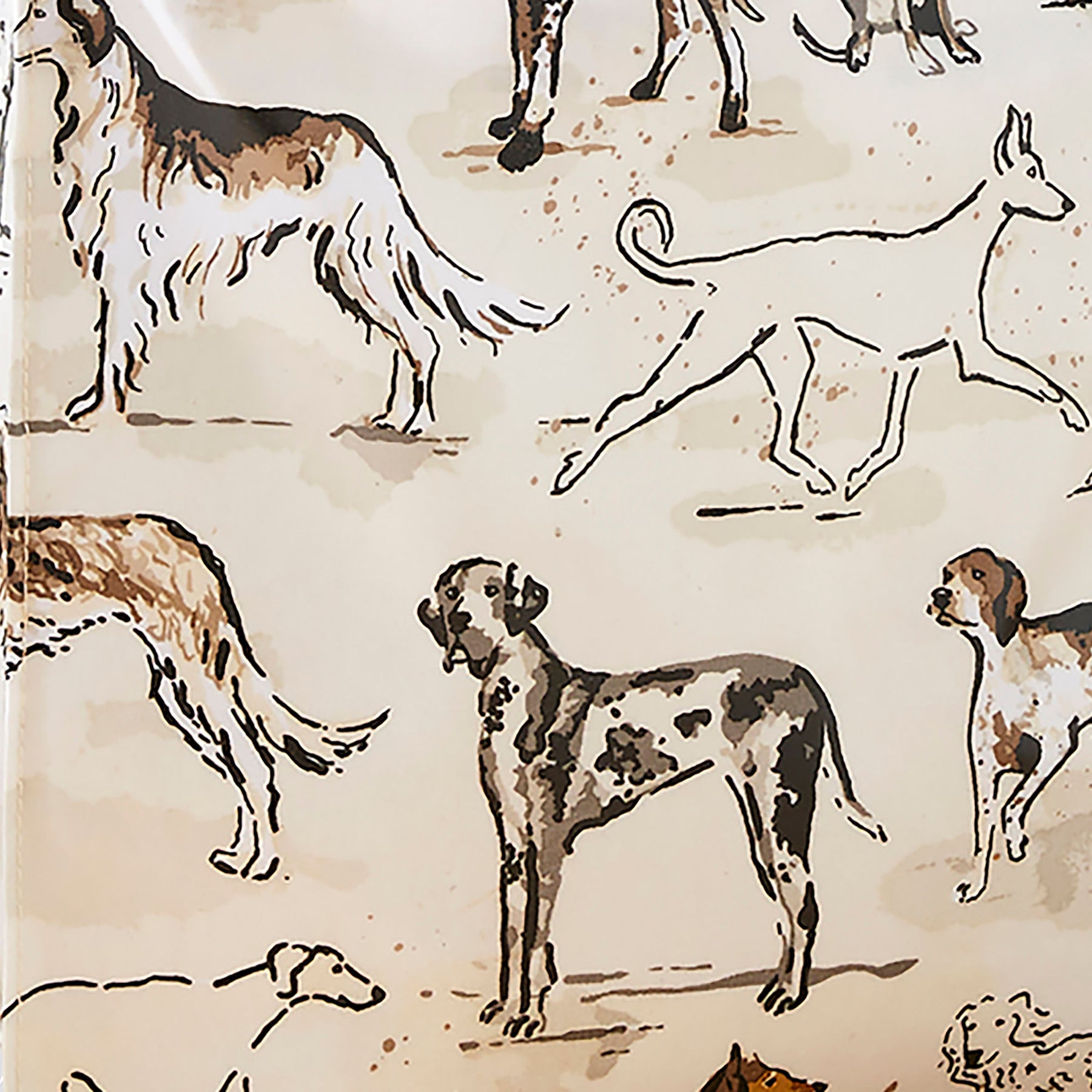 Ulster Weavers Country Dogs PVC Shoulder Bag Brown