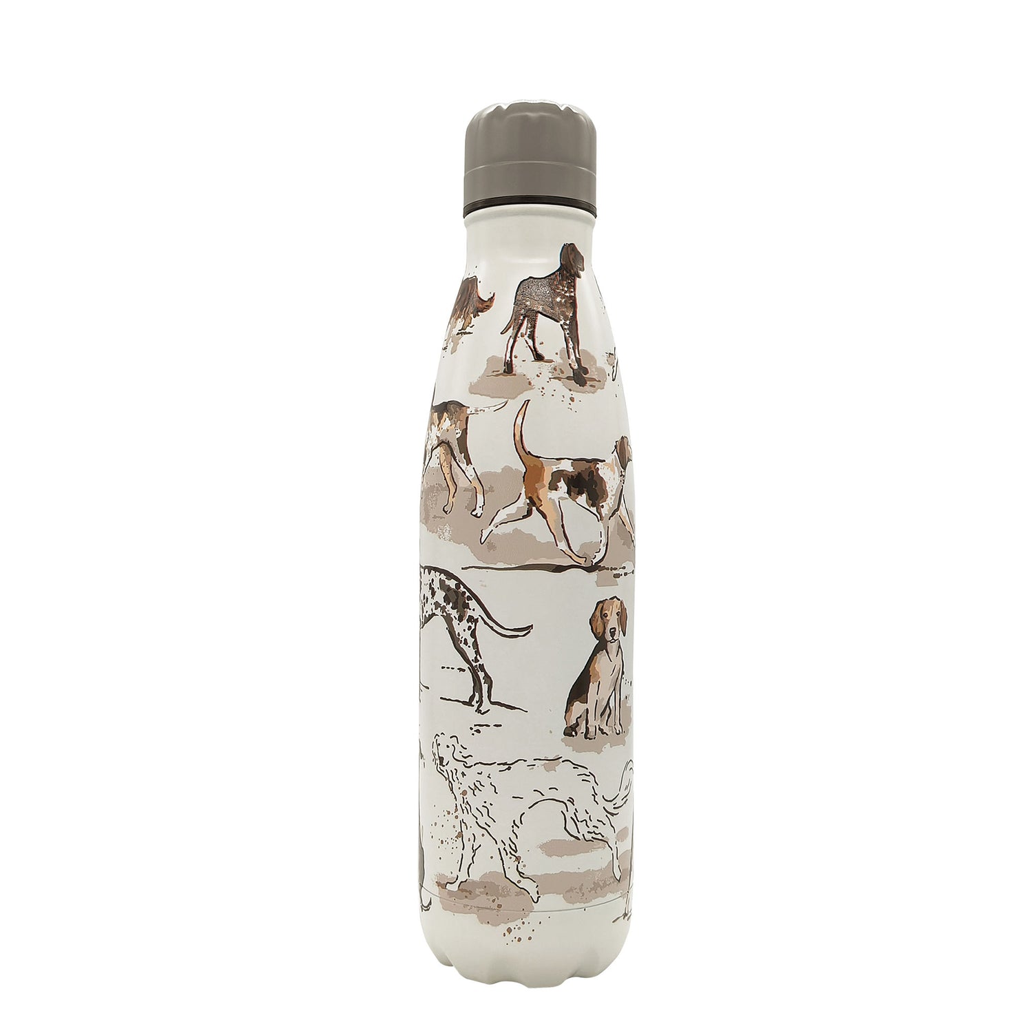 Ulster Weavers Country Dogs Thermal Stainless Steel Water Bottle Brown