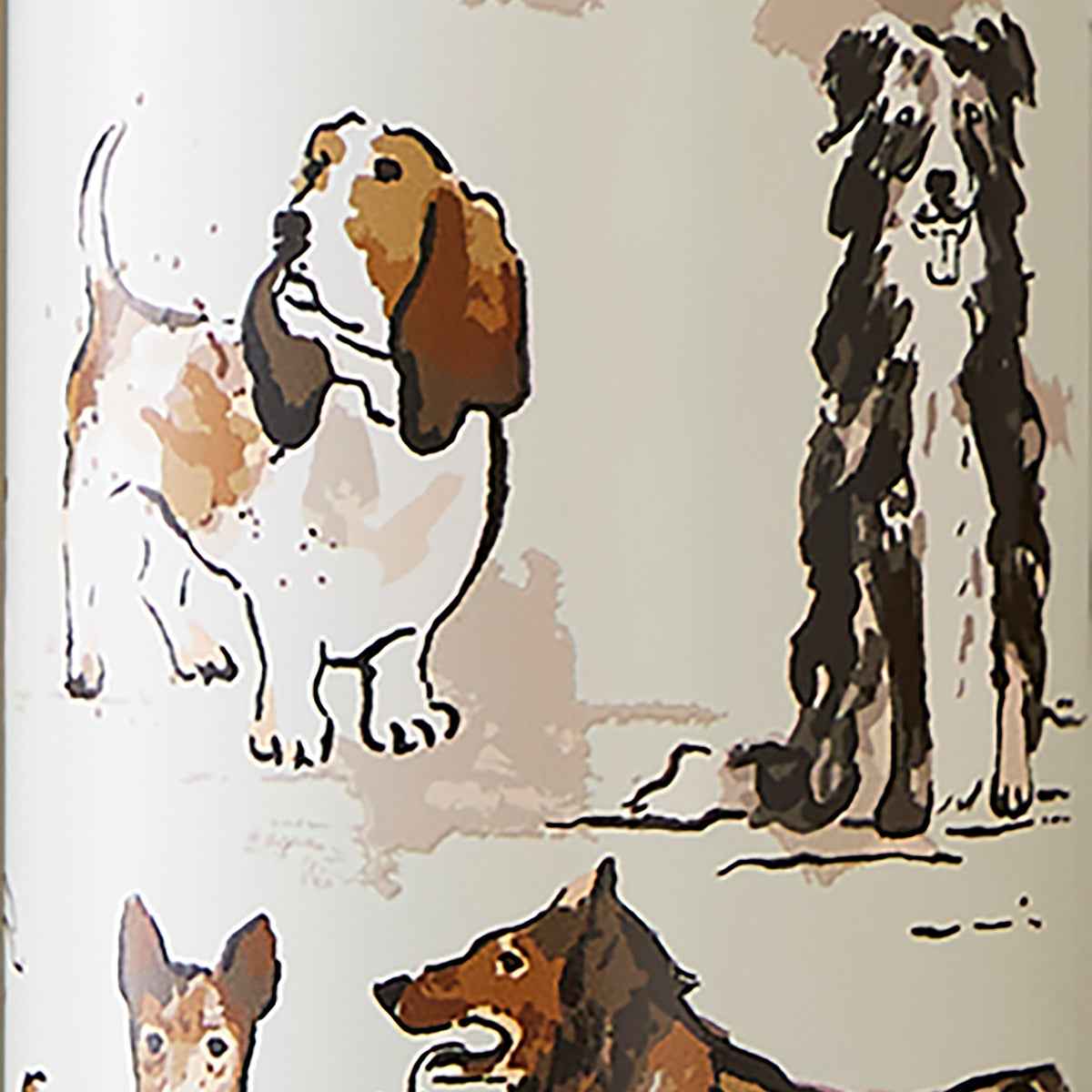 Ulster Weavers Country Dogs Thermal Stainless Steel Water Bottle Brown