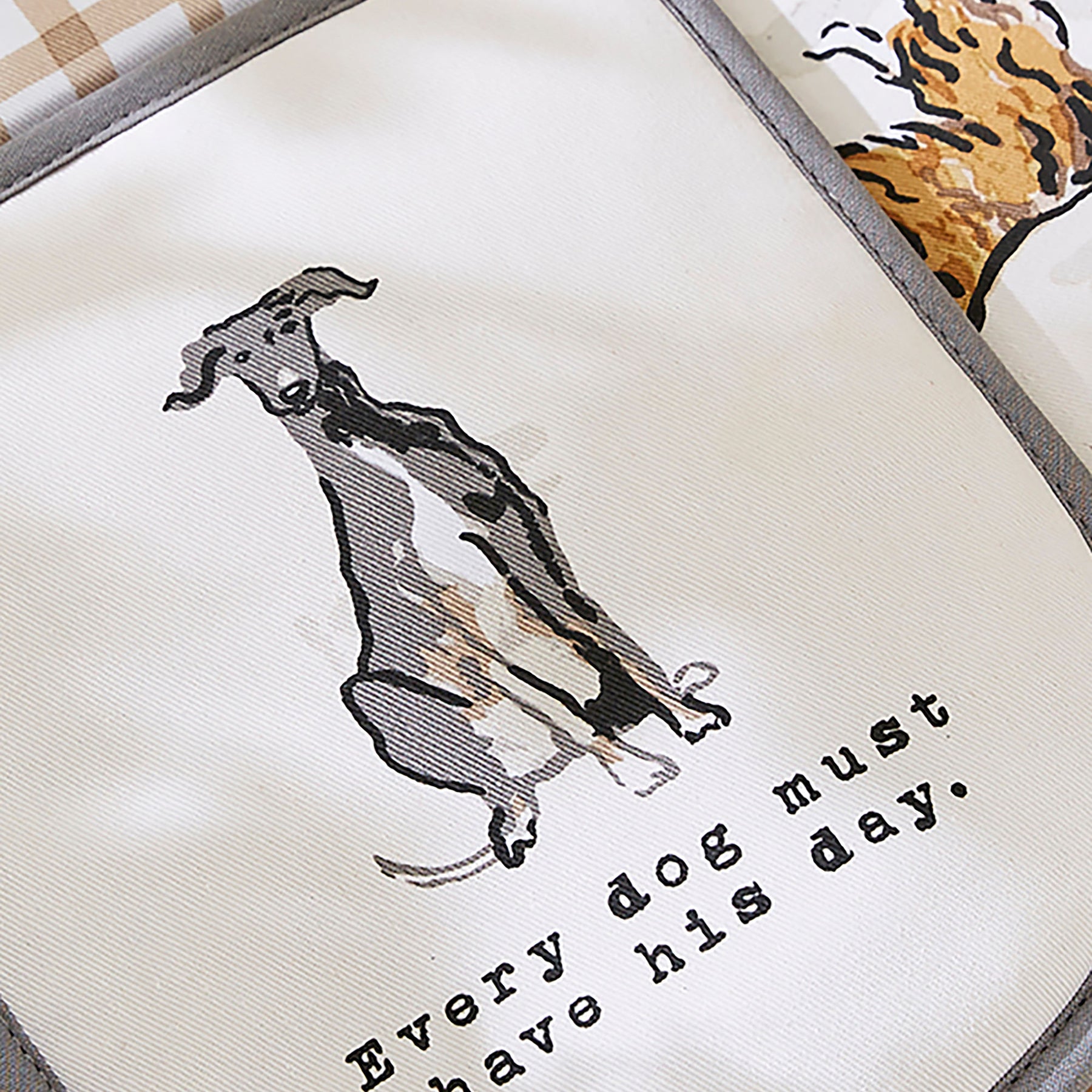 Ulster Weavers Country Dogs Double Oven Glove Brown