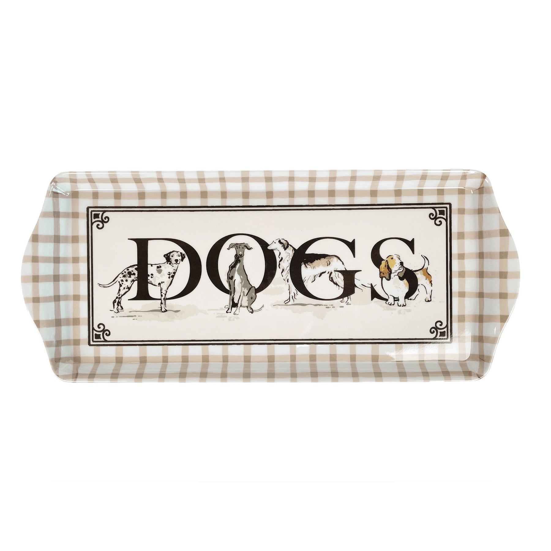 Ulster Weavers Country Dogs Small Tray Brown