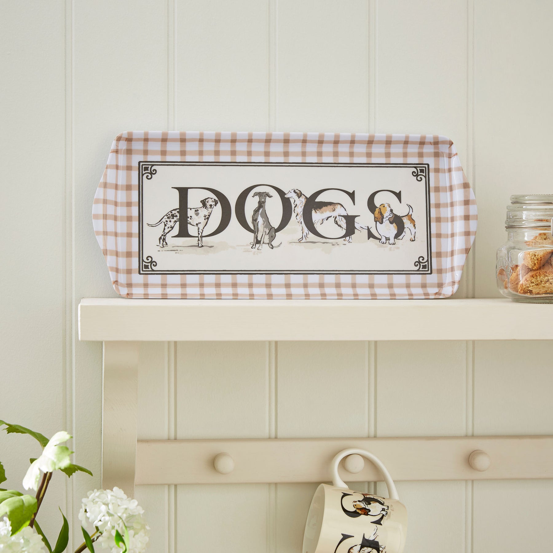 Ulster Weavers Country Dogs Small Tray Brown
