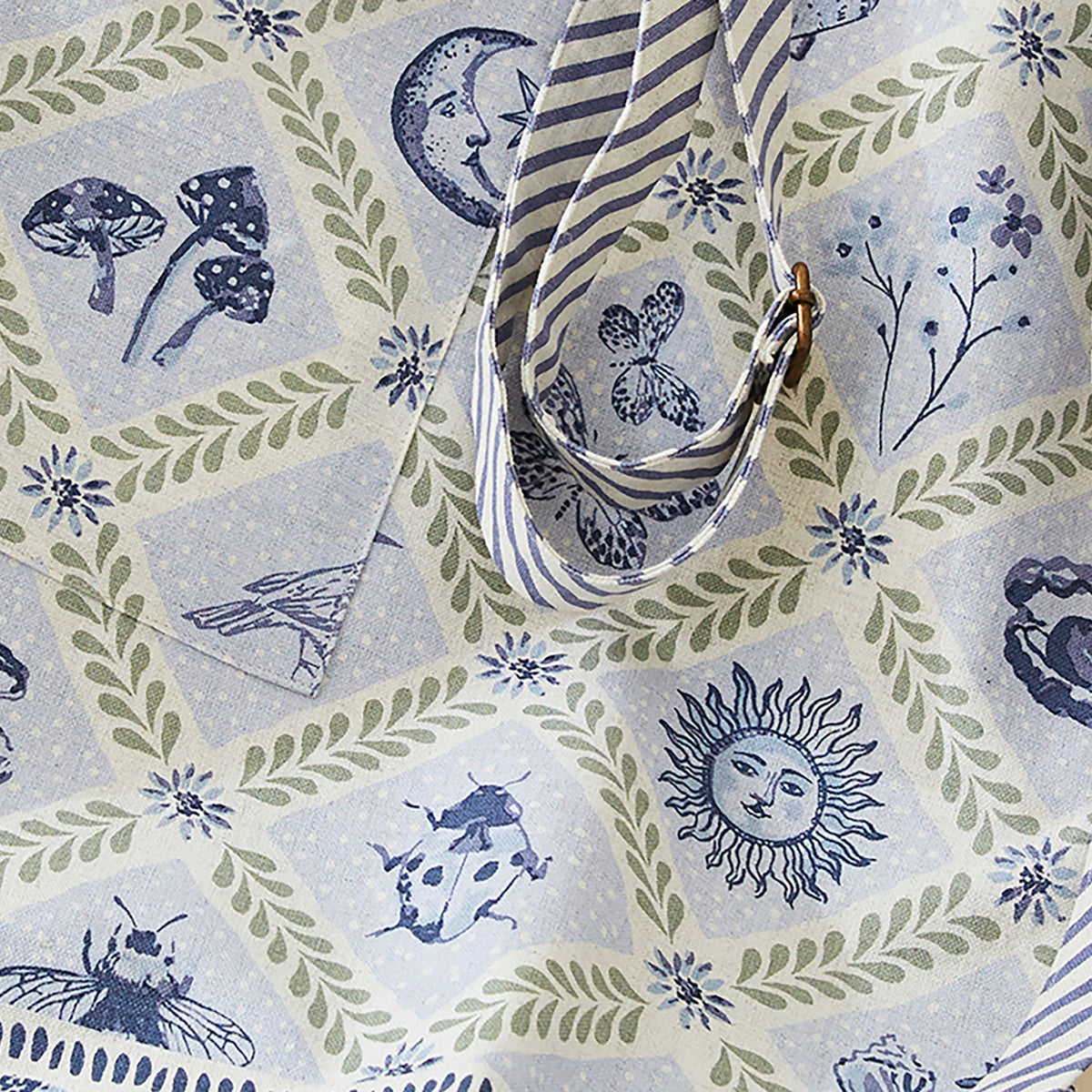 Ulster Weavers Coastal Treasures Cotton Apron Blue