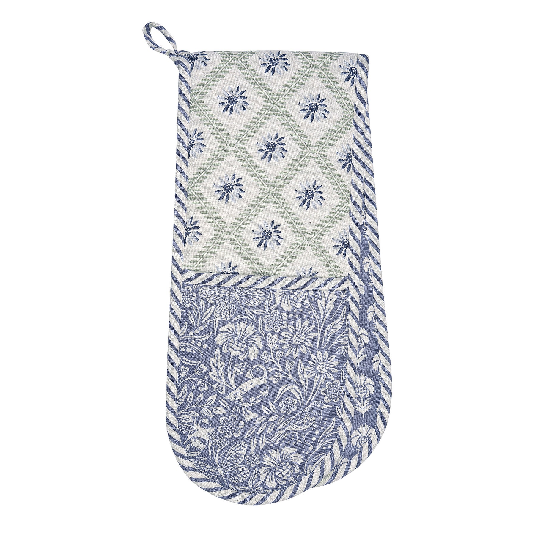 Ulster Weavers Coastal Treasures Double Oven Glove Blue