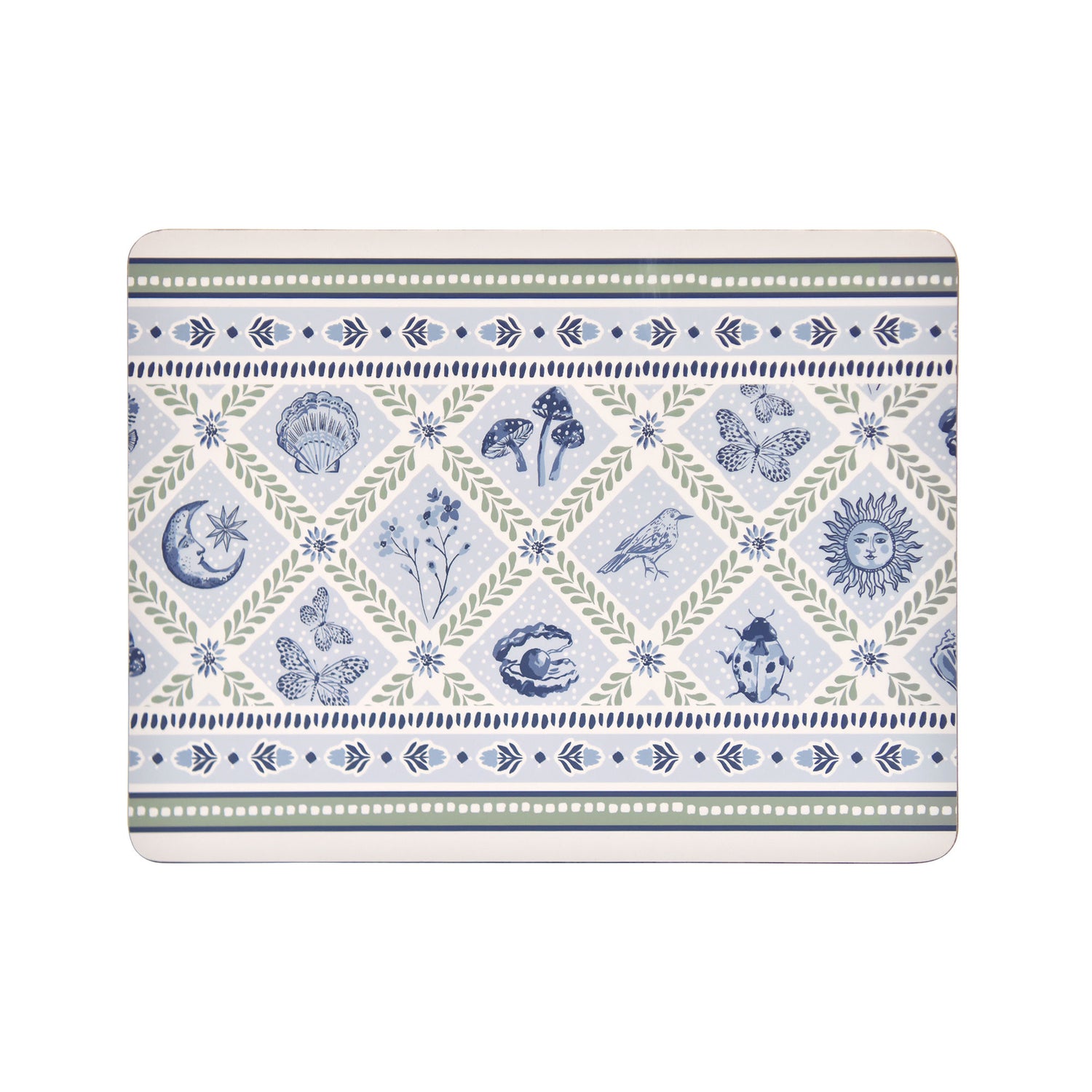 Ulster Weavers Coastal Treasures Pack of 4 Placemats Blue
