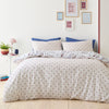 Fusion Coffee Club Duvet Cover Bedding Set Blue
