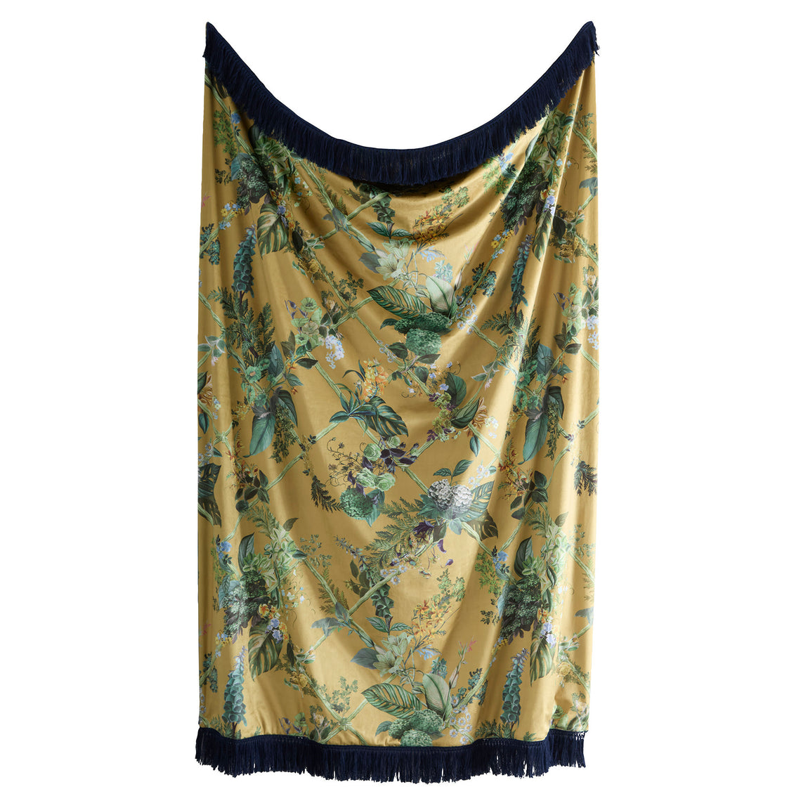 Laurence Llewelyn-Bowen Cotswold Fantasia Velvet 130cmx180cm Throw Gold